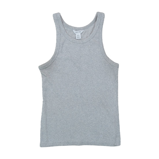 Calvin Klein Ribbed Tank Top Gray M