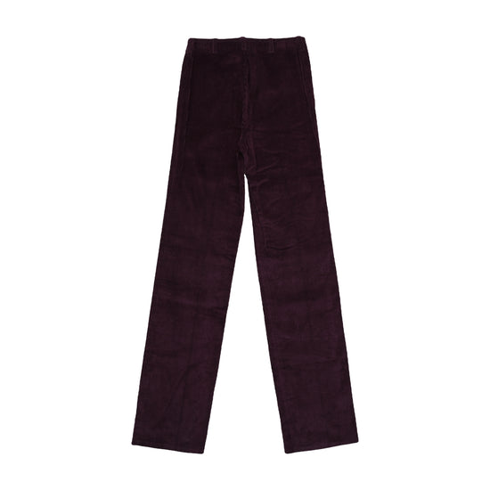 Philippe Salvet Corduroy Flared Pants Purple XXS (Duplicate)