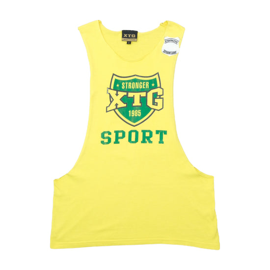 XTG Beach Culture Stringer Tank Top Yellow S