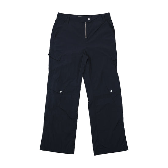 Oak + Fort Wide-Leg Cargo Pants Navy L