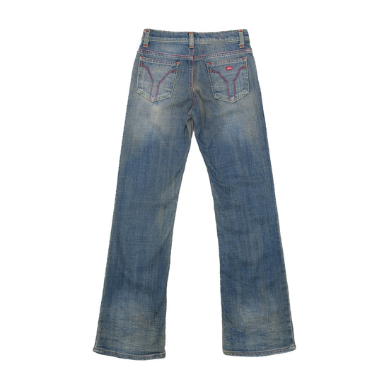 Miss Sixty Low-Rise Bootcut Jeans Blue XXS