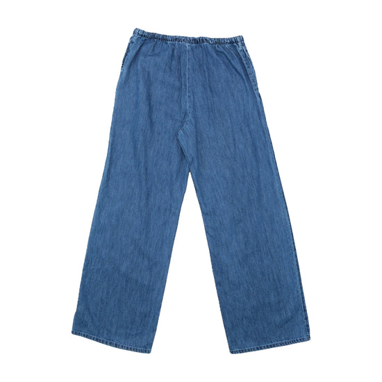 H&M Wide-Leg Drawstring Pants Blue S