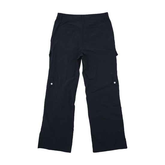 Oak + Fort Wide-Leg Cargo Pants Navy L