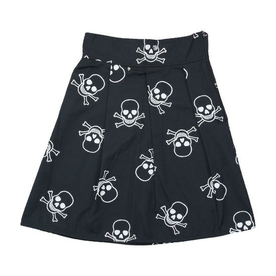 Vintage A-Line Midi Skirt Black S