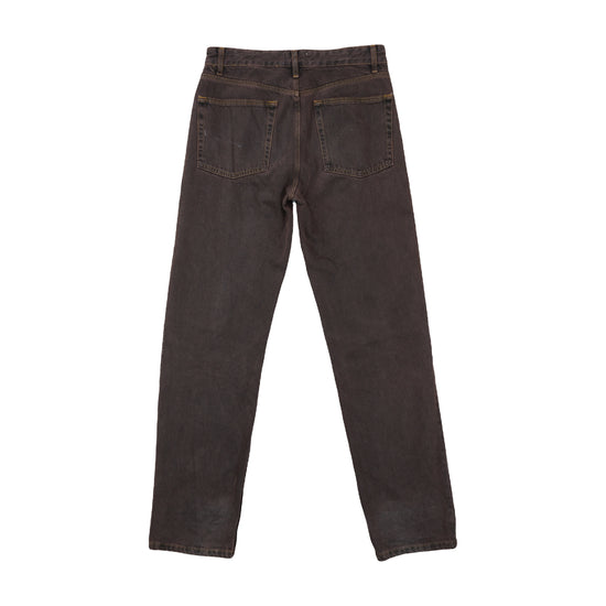 ASOS DESIGN Straight-Leg Jeans Dark Brown S