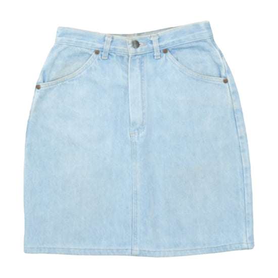 Rifle Denim Mini Skirt Light Stonewash Blue XS