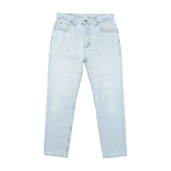 Lee Straight Leg Jeans Light Stonewash Blue XL