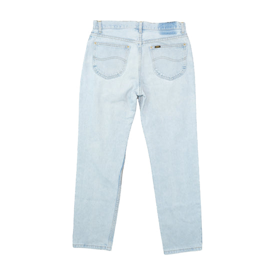 Lee Straight Leg Jeans Light Stonewash Blue XL