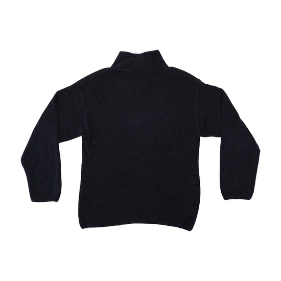 Global Stitch Half-Zip Knit Sweater Navy M