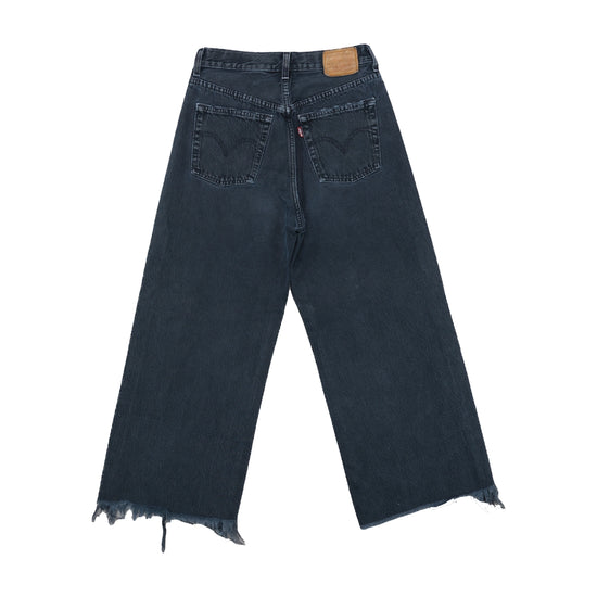 Levi's Premium Wide-Leg High-Rise Jeans Washed Black XXS