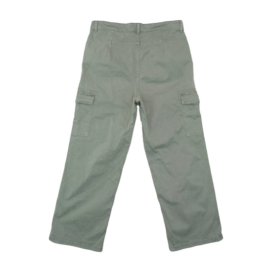 Vintage Wide-Leg Cargo Pants Sage Green M