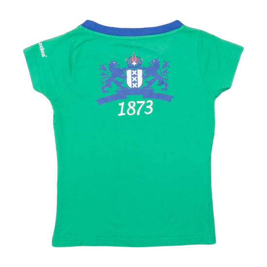 Heineken Amsterdam 1873 Ringer T-Shirt Green M