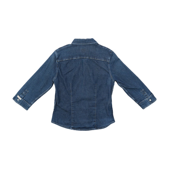Calvin Klein Jeans Denim Button-Up Shirt Indigo Blue L