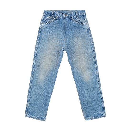 Dickies Straight Leg Jeans Washed Light Blue
