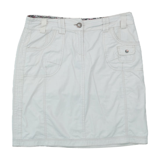 Vintage Cargo Mini Skirt Stone Beige L