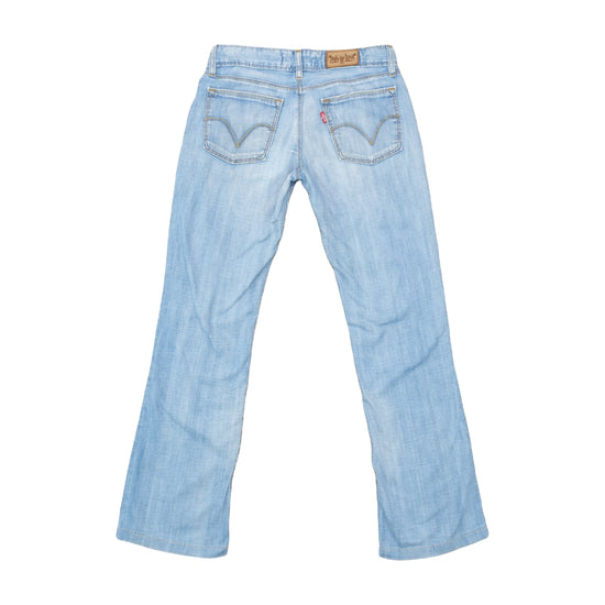 Levi's 572 Boot Cut Jeans Light Stonewash Blue XS