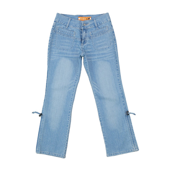 Disihua Bootcut Jeans Low-Rise Blue XS