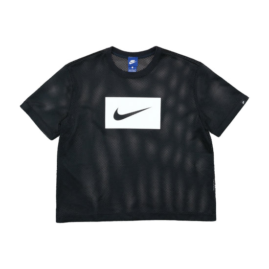 Nike Sportswear Mesh Box Logo T-Shirt Black L