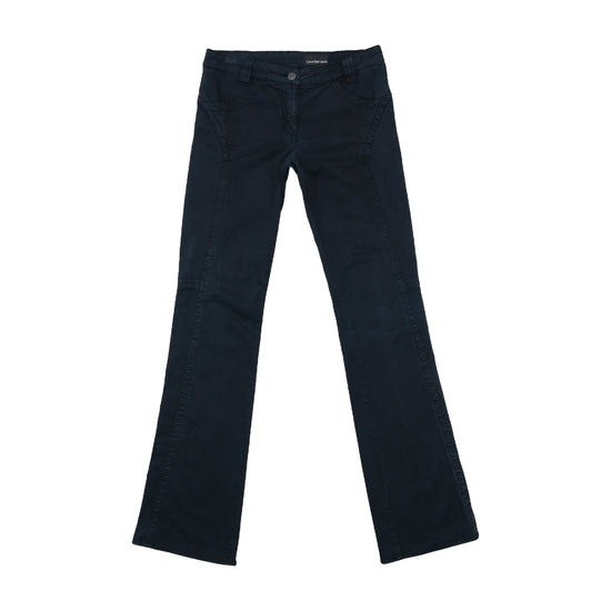 Calvin Klein Jeans Low-Rise Bootcut Jeans Dark Navy S