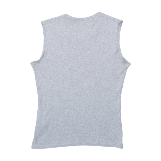 United Colors of Benetton Tank Top Graphic Gray M