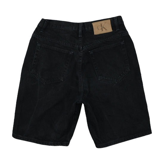Calvin Klein Jeans Denim Shorts Faded Black XS