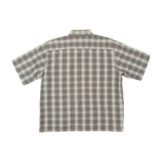 Carhartt Rugged Outdoor Wear Plaid Shirt Gray 2XL