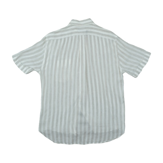 Cinquini Linen Stripe Shirt White M