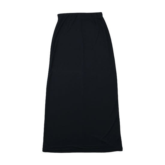 Onyx Maxi Skirt Solid Black XXS