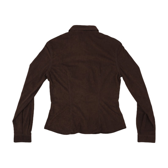 Krizia Jeans Western Snap Shirt Dark Chocolate Brown L