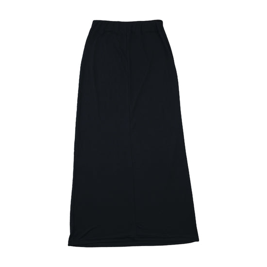 Onyx Maxi Skirt Solid Black XXS