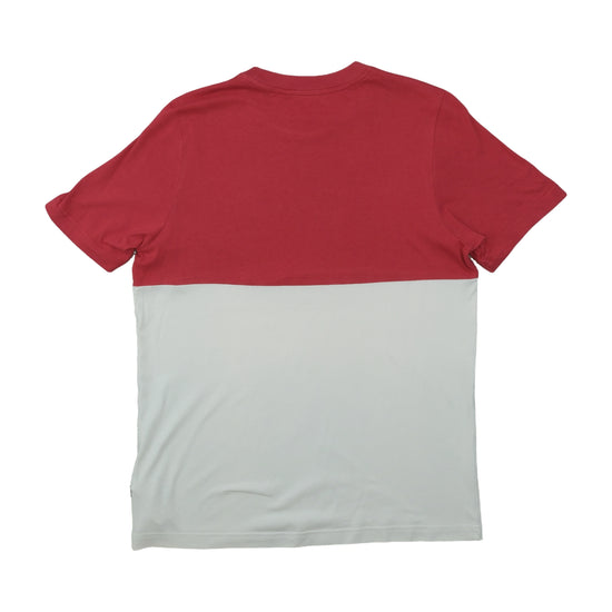 Puma Squad Colourblock T-Shirt Red Grey S