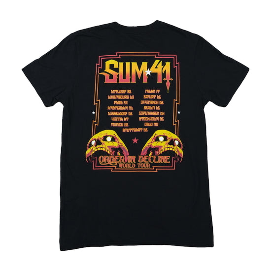 Sum 41 Order in Decline World Tour T-Shirt Black M