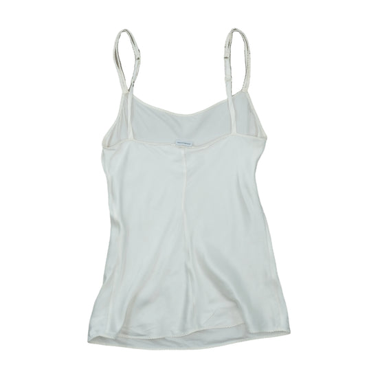 Intimissimi Satin Camisole Braided Trim Ivory White