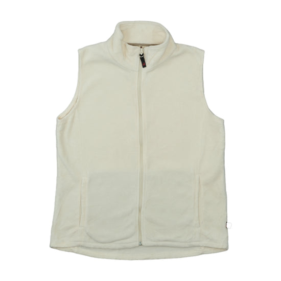 Woolrich Fleece Vest Cream Beige M