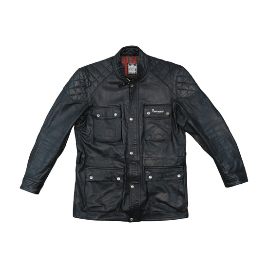 Harro Leather Jacket Quilted Black XL