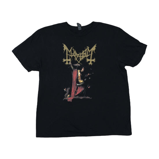 Gildan Mayhem Band Tee Graphic Black L