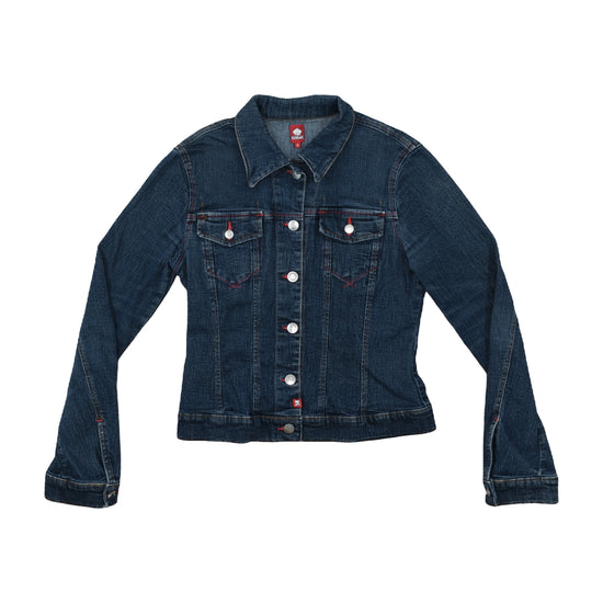 Killah Denim Jacket Cropped Dark Indigo Blue S