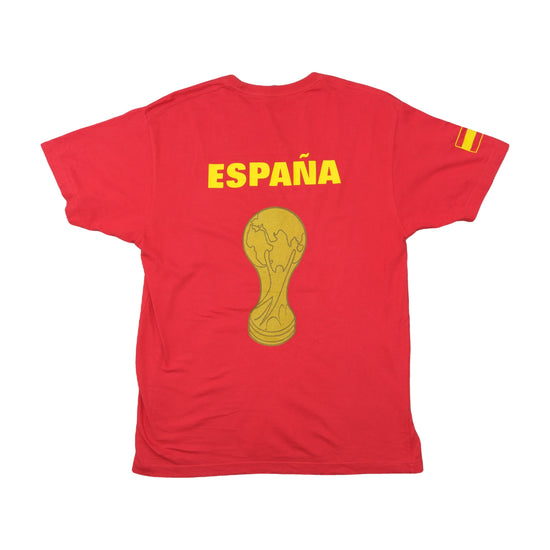 BRACO Spain Campeones 2010 World Cup Graphic Tee Red XL