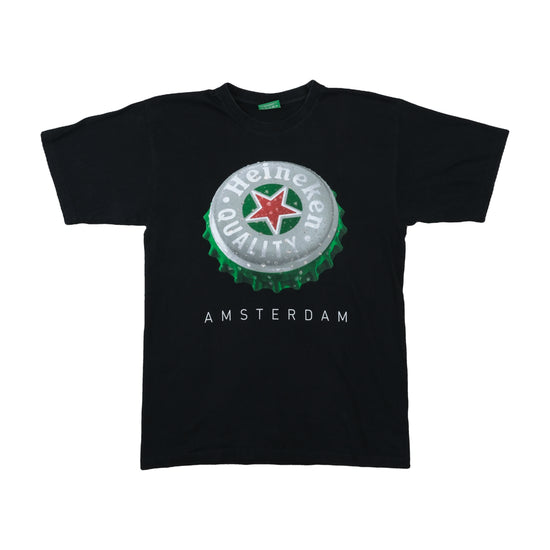 Heineken Official Merchandise Graphic T-Shirt Black S
