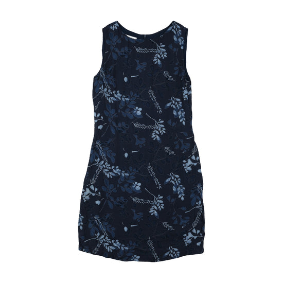 Esprit Sleeveless Shift Dress Botanical Print Navy XS