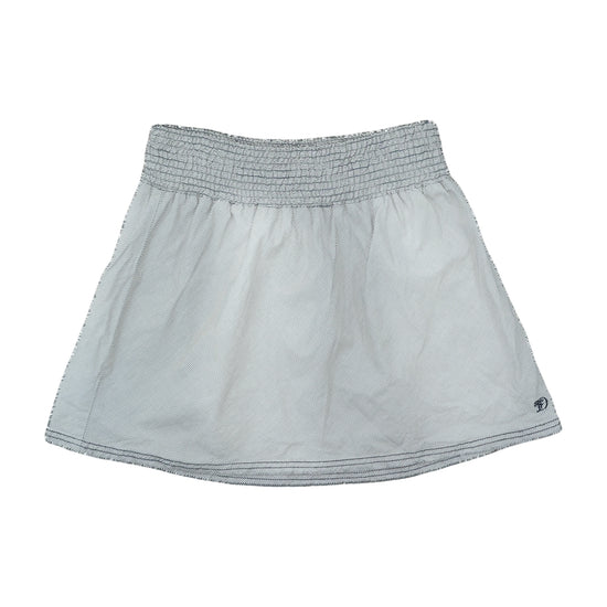 Tom Tailor A-Line Mini Skirt White Navy Pinstripe XS