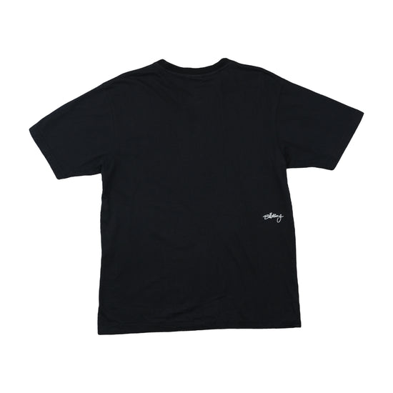 Billabong Graphic T-Shirt Graffiti Logo Faded Black M