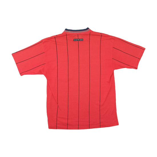 Cuccini Marina Club Turbo Pinstripe T-Shirt Red L