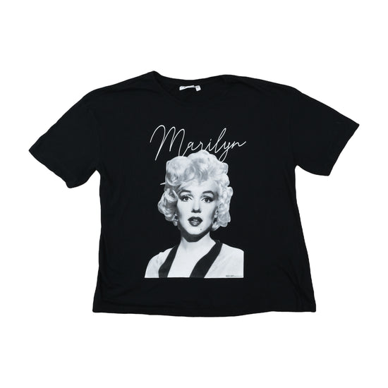 Radio Days Marilyn Monroe Graphic Tee Black M