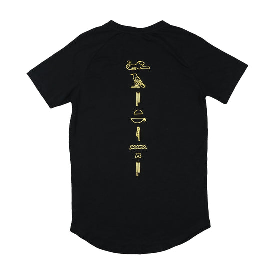 Last Kings Graphic T-Shirt Black Yellow Print S