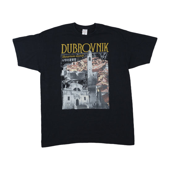 Fruit of the Loom Dubrovnik Souvenir Graphic Tee Black XL