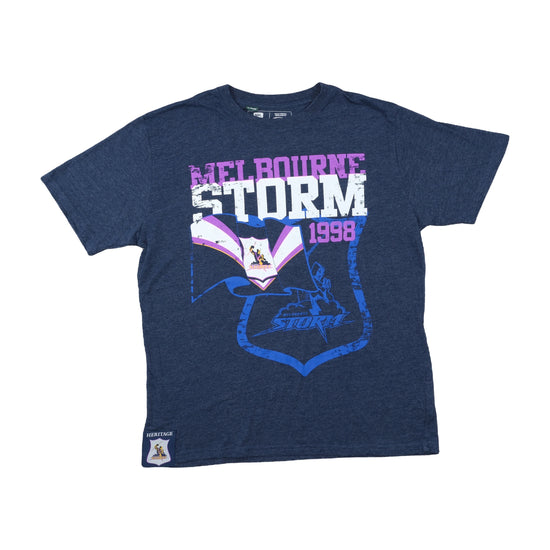 Heritage Melbourne Storm 1998 NRL Graphic Tee Navy M