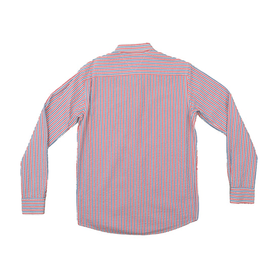 Tommy Hilfiger Vintage Fit Seersucker Shirt Red Stripe S