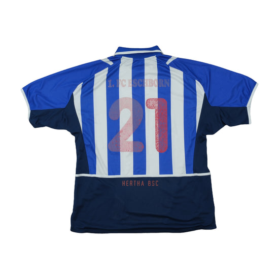 Nike 1. FC Eschborn Hertha BSC #21 Football Shirt Blue L