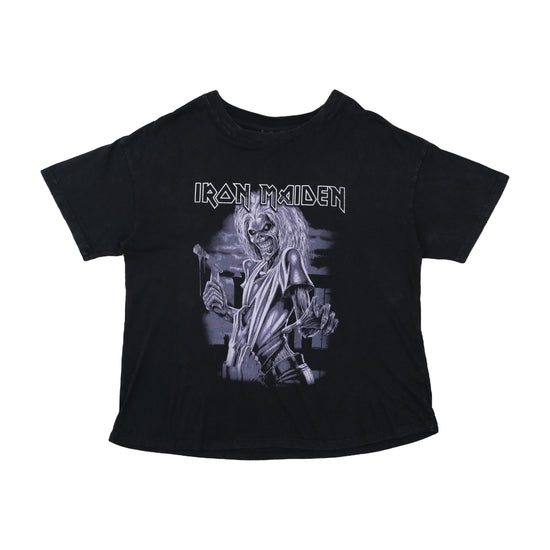 Iron Maiden Killers Eddie Graphic Tee Faded Black XL